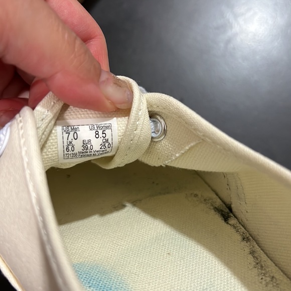 🇯🇵 WOMENS VANS AUTHENTIC CANVAS SHOES WHITE - Picture 4 of 5